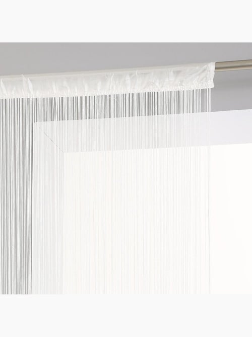 Cortina lanka hilo blanco marfil 90x200cm - Kiabi