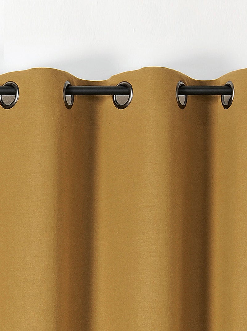 Cortina Libeccio 100% lino Amarillo paja - Kiabi