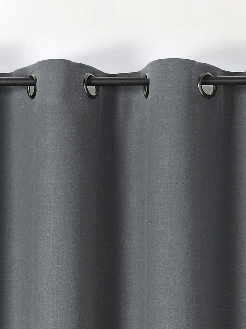 Cortina Libeccio 100% lino Gris claro - Kiabi