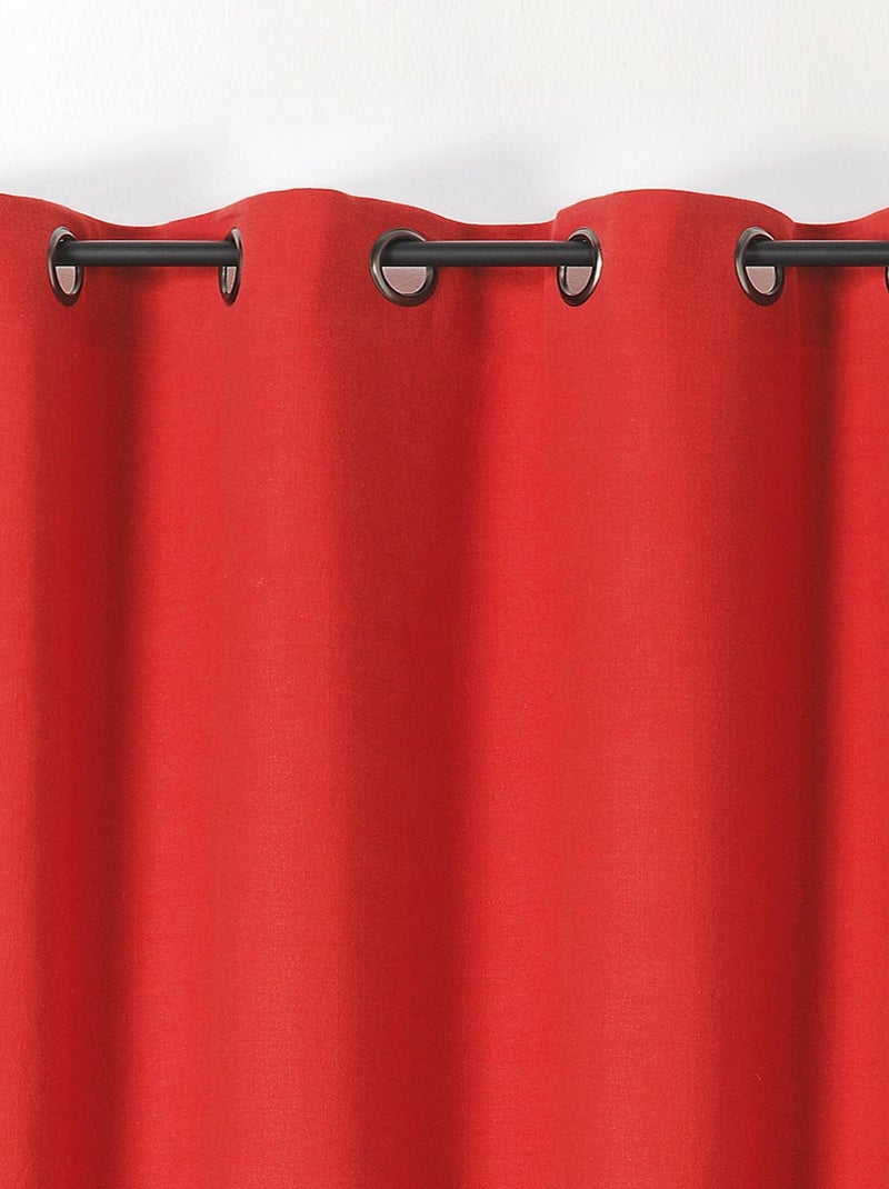 Cortina Libeccio 100% lino Rojo - Kiabi