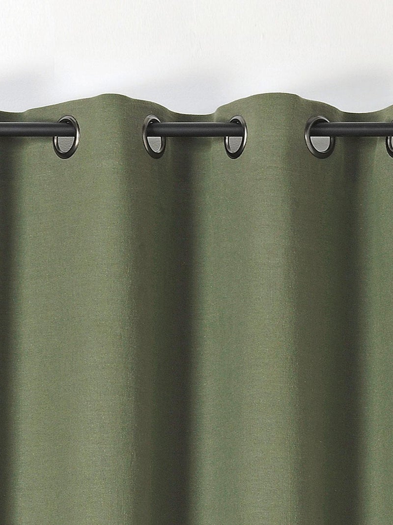 Cortina Libeccio 100% lino Verde - Kiabi