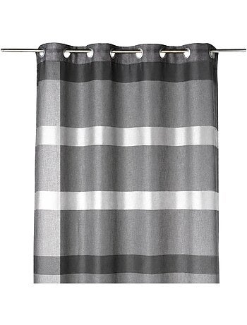 Cortina ligera con rayas horizontales de estilo sencillo