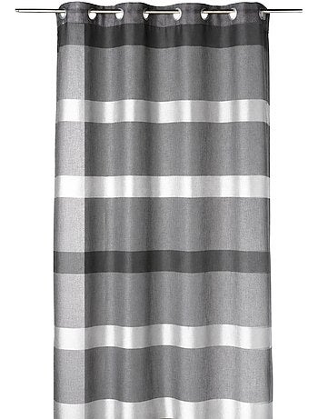 Cortina ligera con rayas horizontales de estilo sencillo