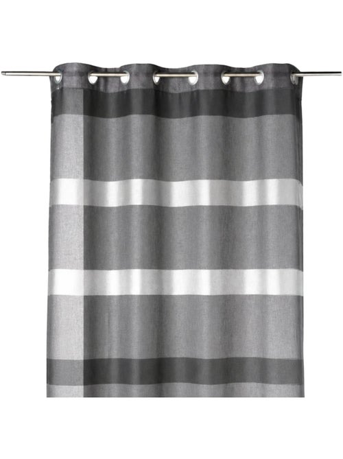 Cortina ligera con rayas horizontales de estilo sencillo - Kiabi Cortina ligera con rayas horizontales de estilo sencillo - Kiabi