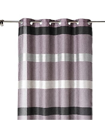Cortina ligera con rayas horizontales de estilo sencillo