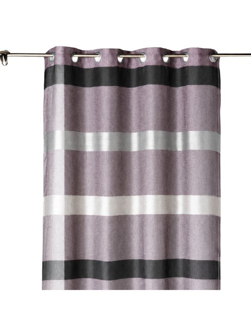 Cortina ligera con rayas horizontales de estilo sencillo - Kiabi Cortina ligera con rayas horizontales de estilo sencillo - Kiabi