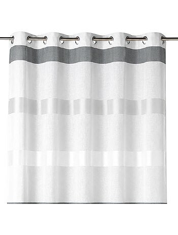 Cortina ligera con rayas horizontales de estilo sencillo