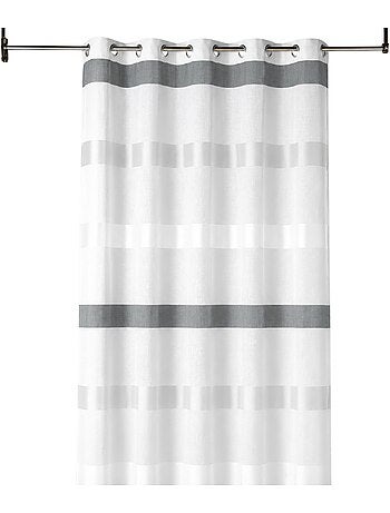 Cortina ligera con rayas horizontales de estilo sencillo