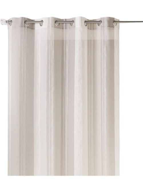 Cortina ligera con rayas verticales - Kiabi