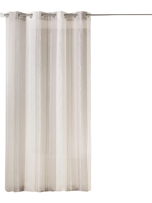 Cortina ligera con rayas verticales - Kiabi