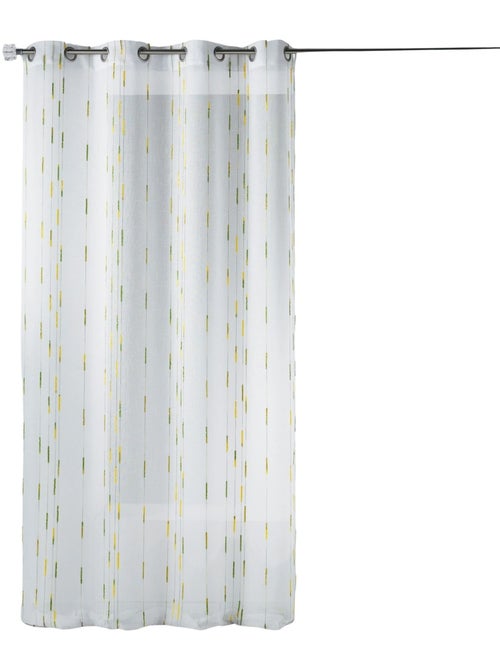 Cortina ligera con un discreto estampado de rayas - Kiabi Cortina ligera con un discreto estampado de rayas - Kiabi
