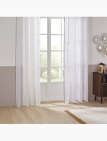 Cortina de pantalla en lino 100%