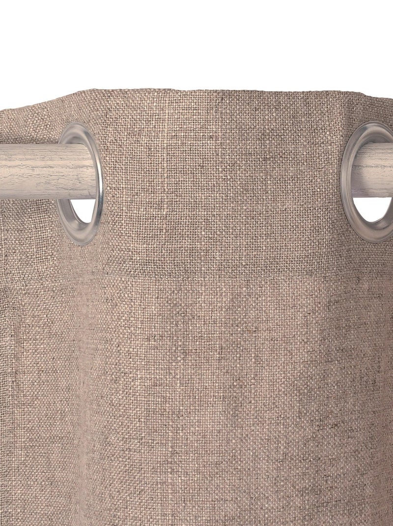 Cortina lino Basic "Happyfriday" Beige - Kiabi