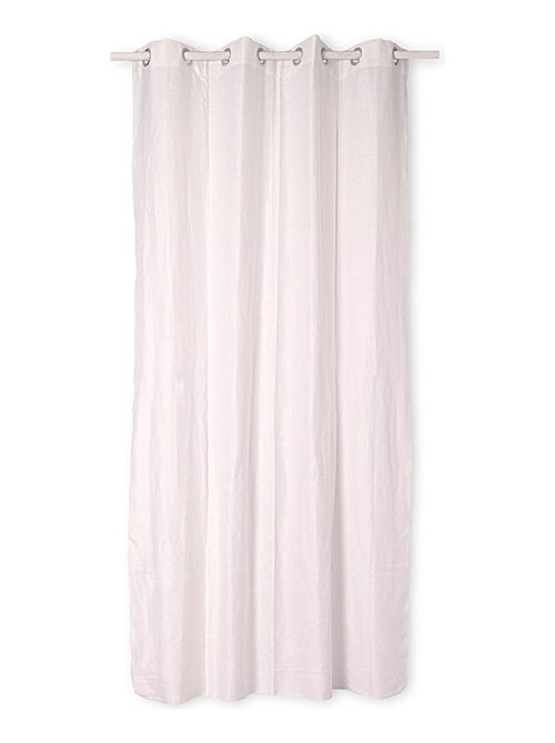 Cortina lino Basic "Happyfriday" - Kiabi