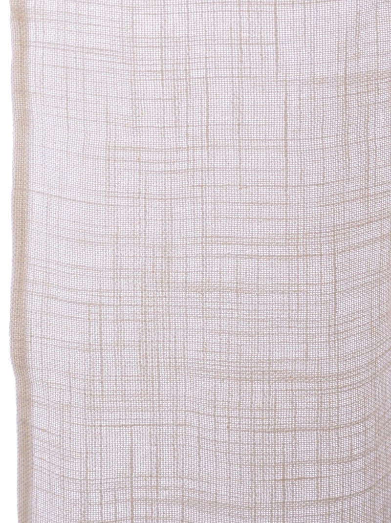 Cortina lino Basic "Happyfriday" Blanco - Kiabi