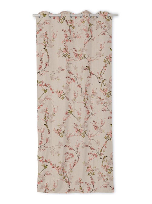 Cortina lino Chinoiserie "Happyfriday" - Kiabi