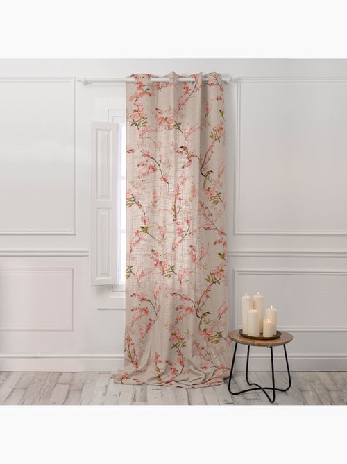 Cortina lino Chinoiserie "Happyfriday" - Kiabi Cortina lino Chinoiserie "Happyfriday" - Kiabi