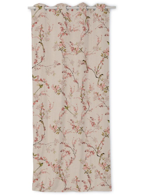 Cortina lino Chinoiserie "Happyfriday" - Kiabi Cortina lino Chinoiserie "Happyfriday" - Kiabi