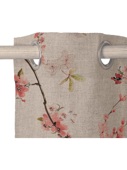 Cortina lino Chinoiserie "Happyfriday" - Kiabi Cortina lino Chinoiserie "Happyfriday" - Kiabi
