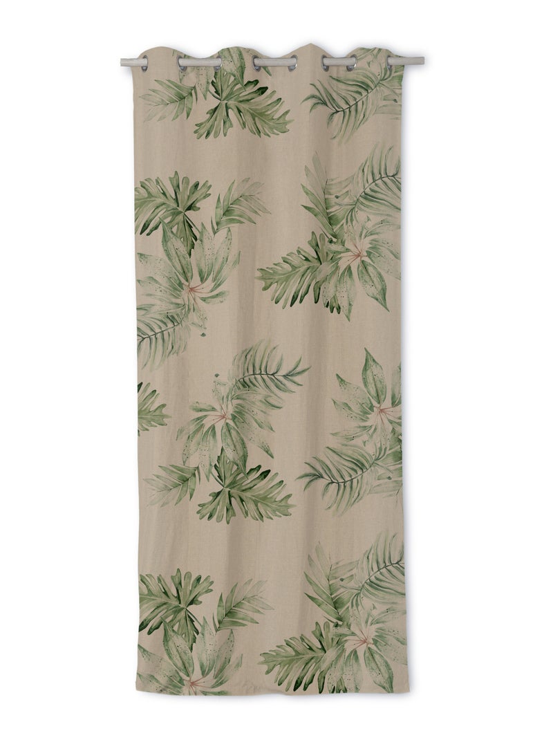 Cortina lino Delicate "Happyfriday" Blanco - Kiabi