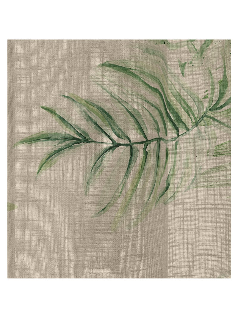 Cortina lino Delicate "Happyfriday" Blanco - Kiabi
