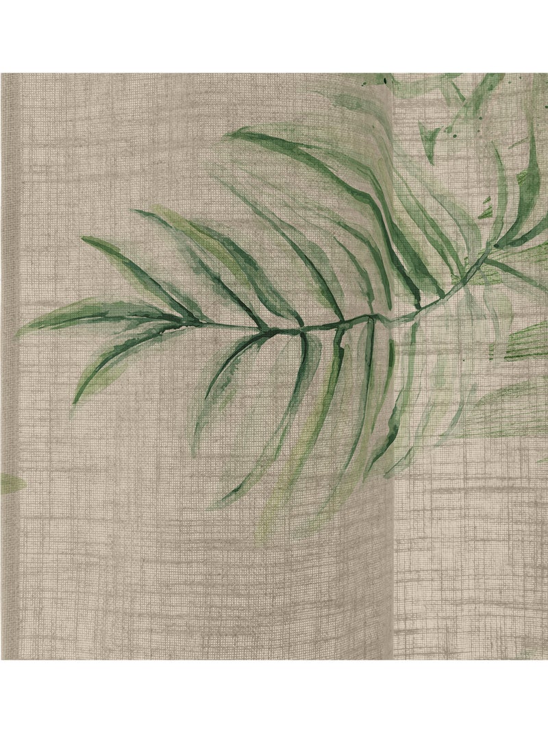 Cortina lino Delicate "Happyfriday" Multicolor - Kiabi