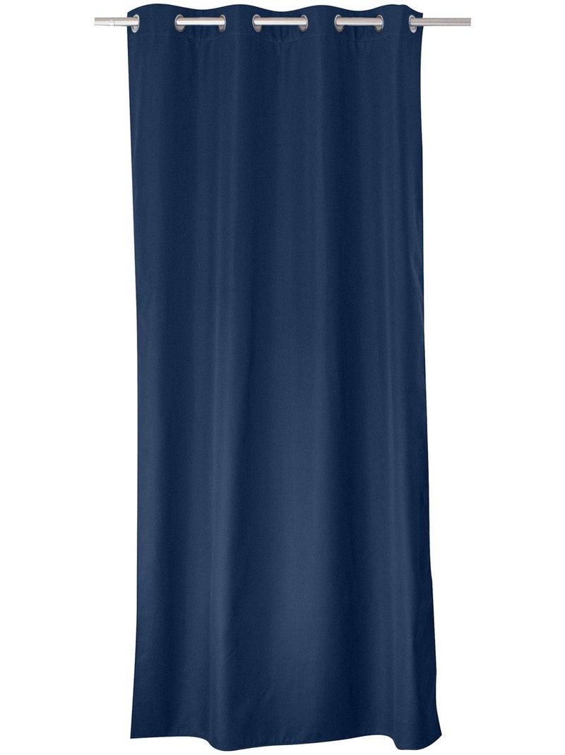 Cortina lisa aislante y térmica Azul marino - Kiabi