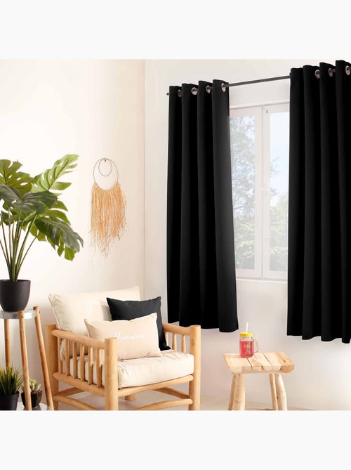 Cortina lisa aislante y térmica - Kiabi