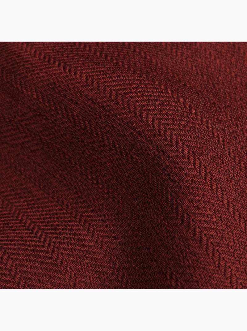 Cortina lisa con ojales Rojo - Kiabi