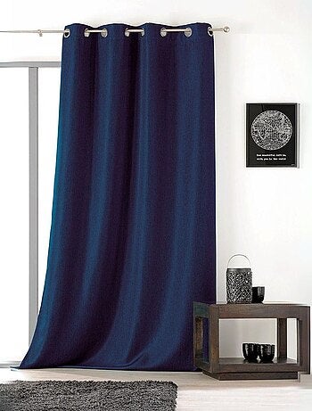 Cortina lisa con ollaos