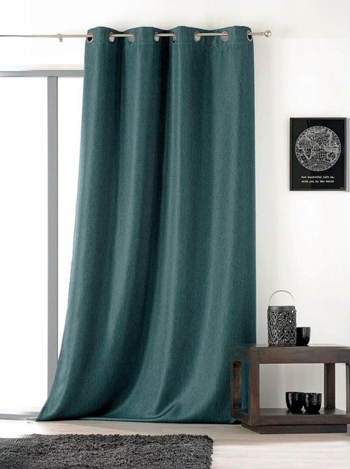 Cortina lisa con ollaos - Kiabi