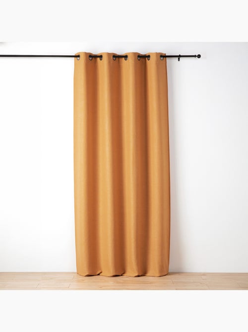 Cortina lisa con textura y efecto rizado - Kiabi