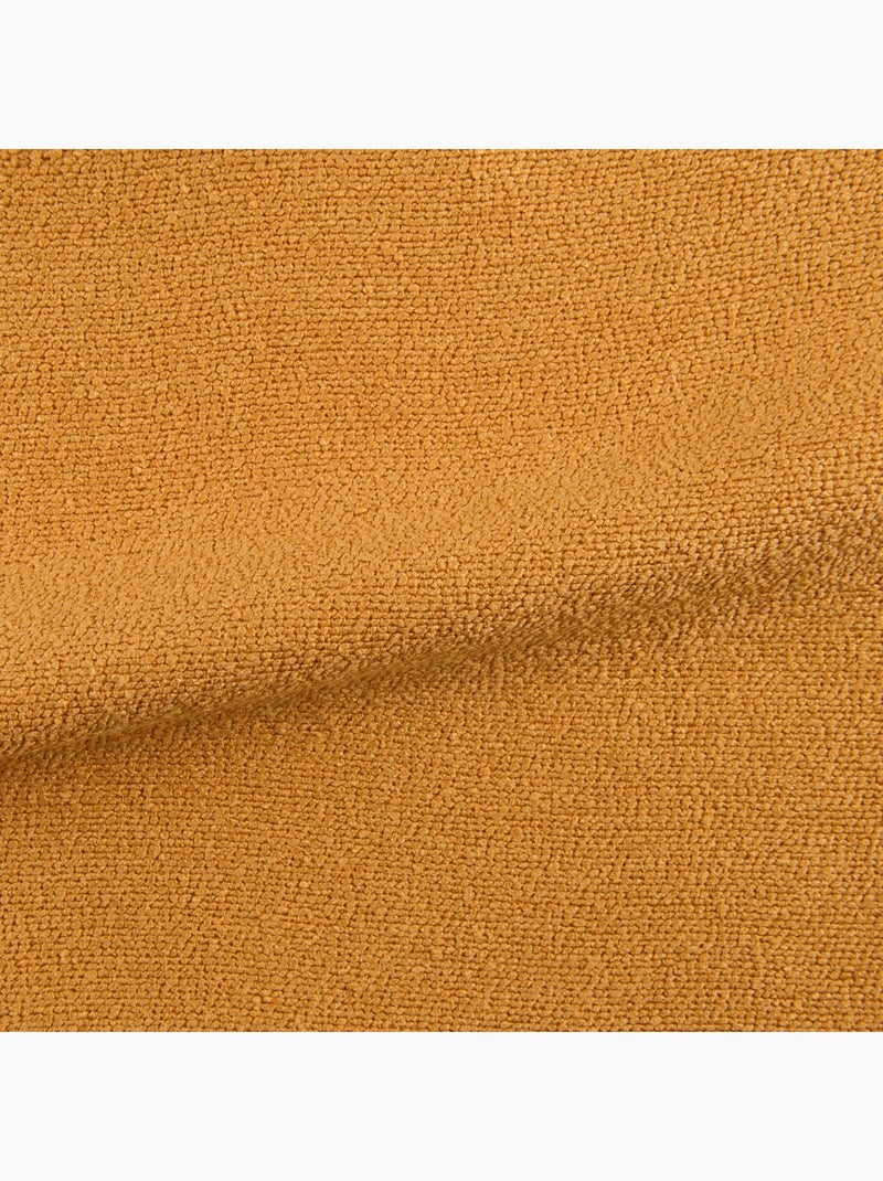 Cortina lisa con textura y efecto rizado Amarillo - Kiabi