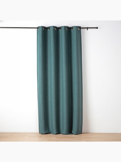 Cortina lisa con textura y efecto rizado - Kiabi