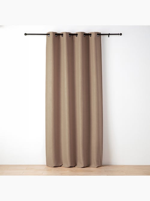 Cortina lisa con textura y efecto rizado - Kiabi