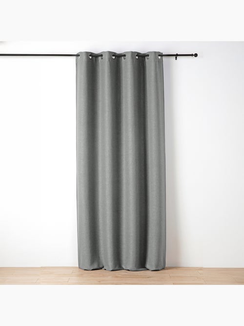 Cortina lisa con textura y efecto rizado - Kiabi