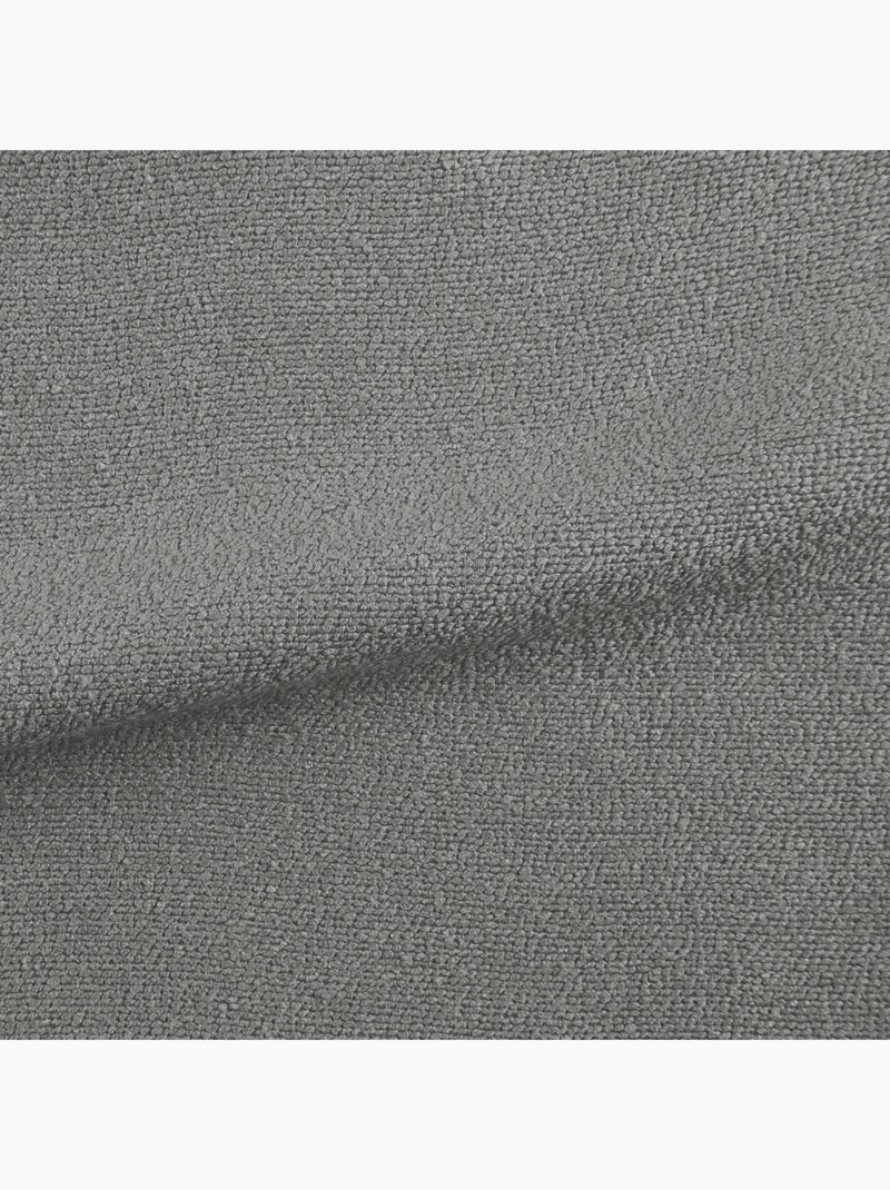 Cortina lisa con textura y efecto rizado Gris - Kiabi