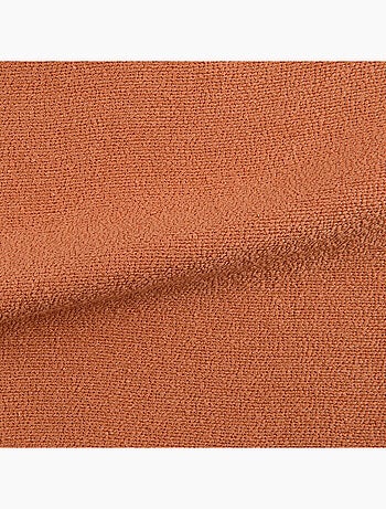 Cortina lisa con textura y efecto rizado