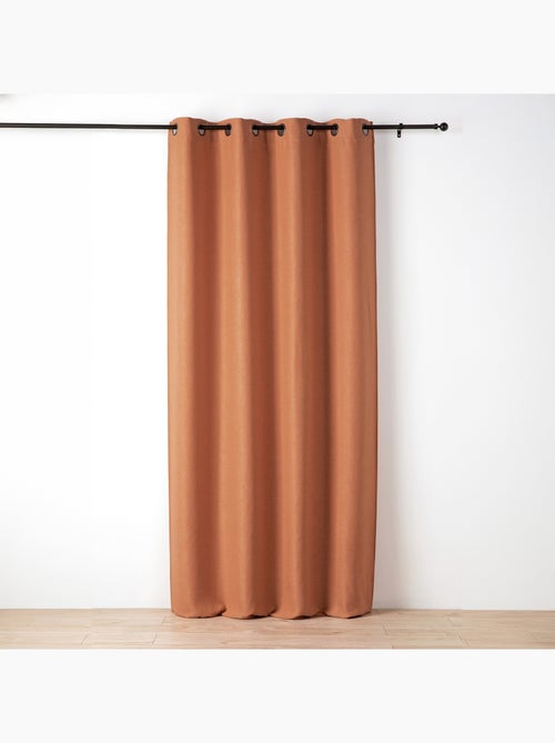 Cortina lisa con textura y efecto rizado - Kiabi