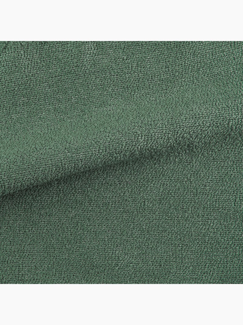 Cortina lisa con textura y efecto rizado Verde - Kiabi