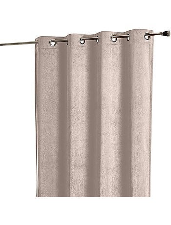 Cortina Lisa de Ante Aspecto Terciopelo