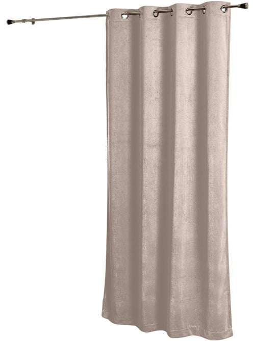 Cortina Lisa de Ante Aspecto Terciopelo - Kiabi