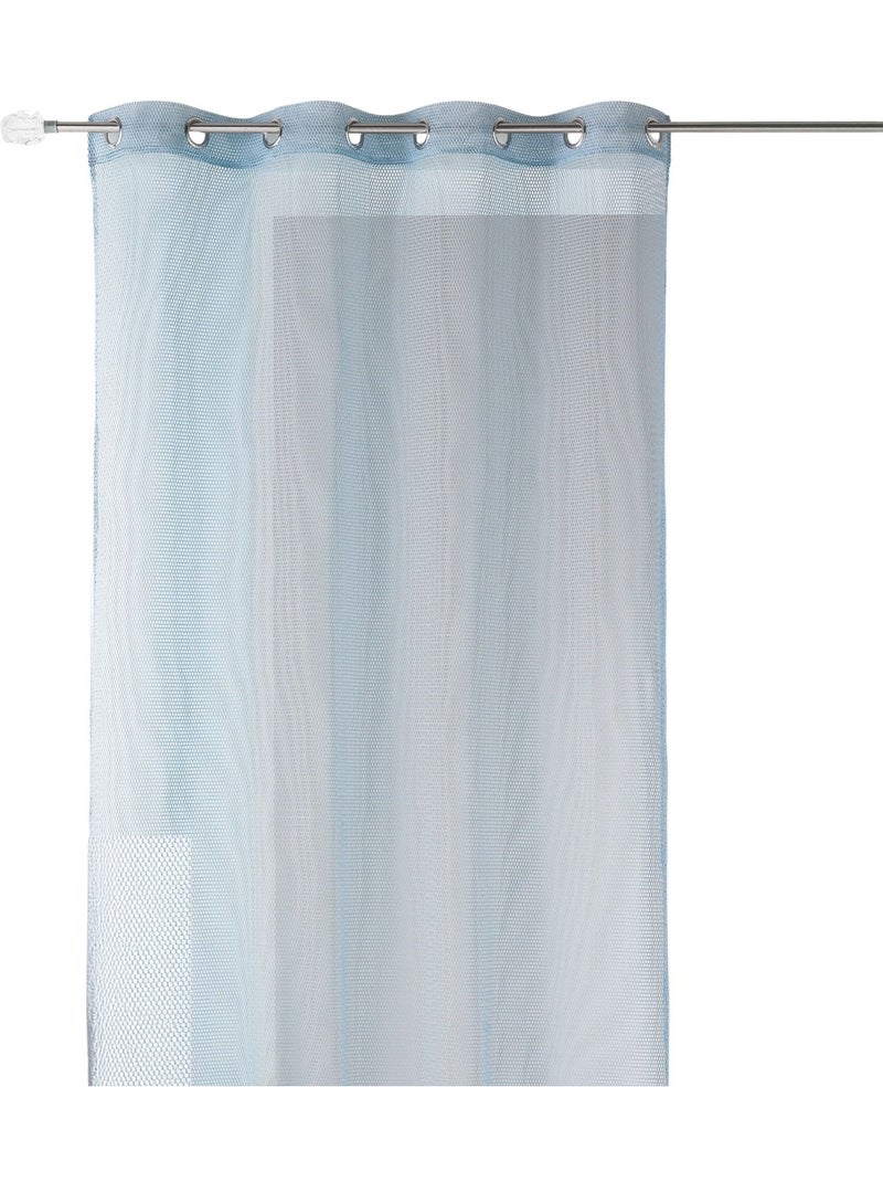 Cortina lisa de malla de red Azul celeste - Kiabi