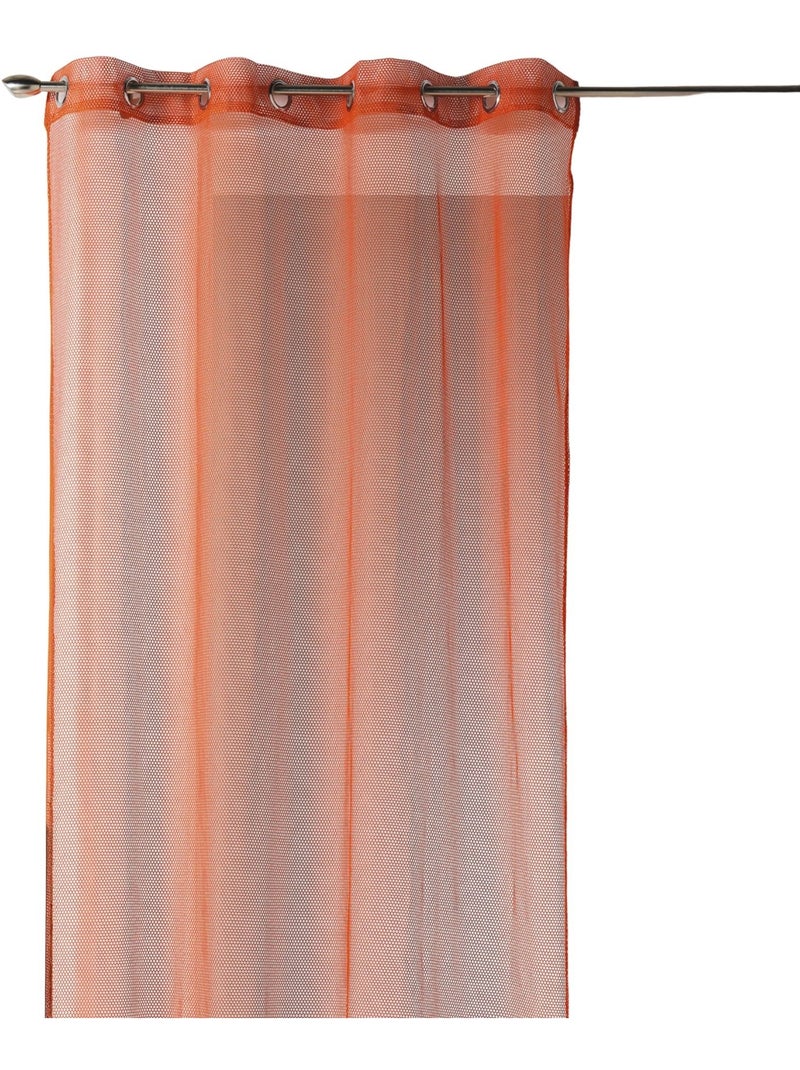 Cortina lisa de malla de red Naranja - Kiabi