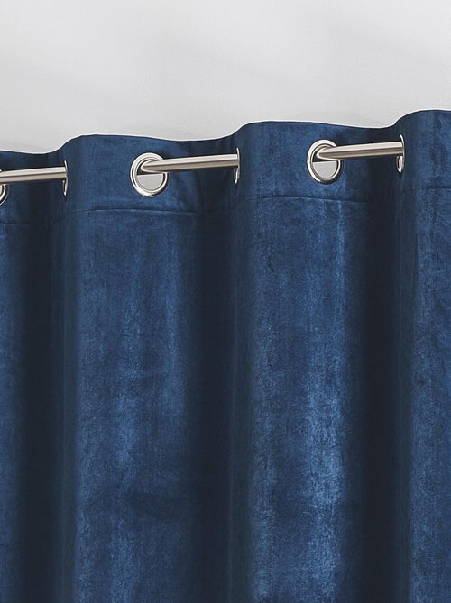 Cortina lisa de terciopelo afelpado - Kiabi