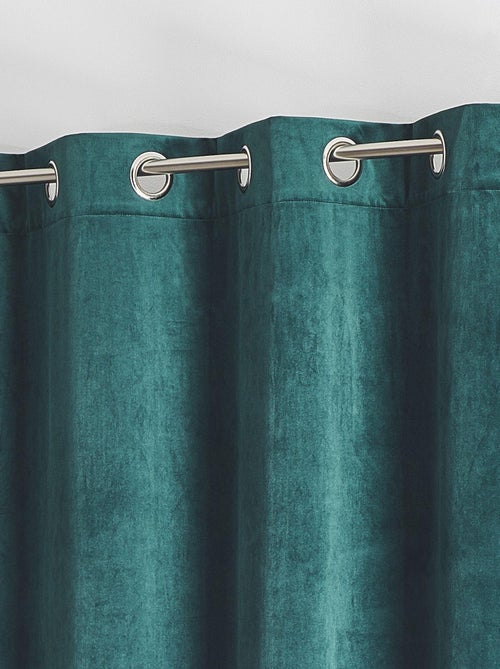 Cortina lisa de terciopelo afelpado - Kiabi