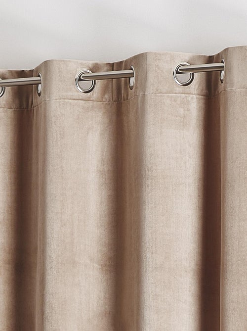 Cortina lisa de terciopelo afelpado - Kiabi