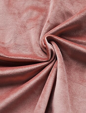 Cortina lisa de terciopelo afelpado