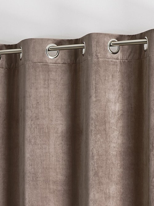 Cortina lisa de terciopelo afelpado - Kiabi