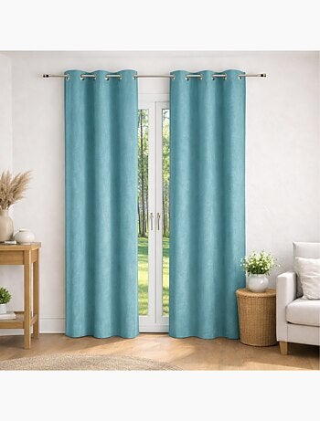 Cortina lisa efecto ante